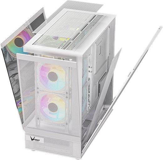 Корпус Formula Crystal Z8 COSMIC белый без БП ATX 1xUSB2.0 1xUSB3.0 1xUSB3.1 audio bott PSU фото 5
