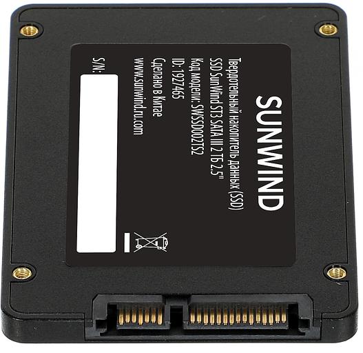 Накопитель SSD SunWind SATA-III 2TB SWSSD002TS2 ST3 2.5" фото 5