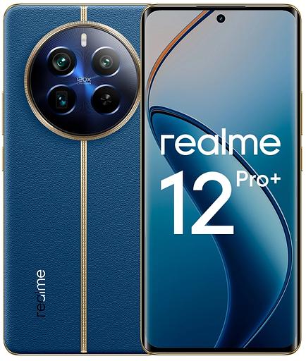 Смартфон Realme RMX3840 12 Pro+ 5G 512Gb 12Gb синее море моноблок 3G 4G 2Sim 6.7" 1080x2412 Android 14 50Mpix 802.11 a/b/g/n/ac/ax NFC GPS GSM900/1800 GSM1900 TouchSc Protect фото 1