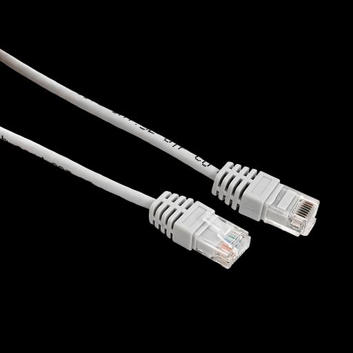 Патч-корд TERACOM Cat.5E (1Гбит/с) неэкранированный UTP оболочка PVC серый (1м) фото 2