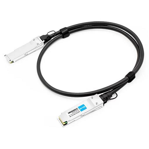 Кабель Mellanox MCP1600-E01AE30 QSFP+, IB EDR, up to 100Gb/s, 1.5m, Black, 30AWG фото 1