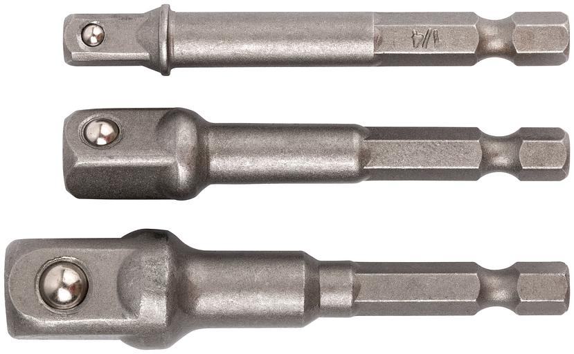 Адаптеры под головки с хвостовика под биты набор 3 штCrV фото 1