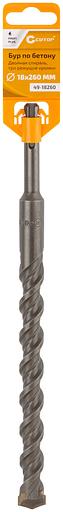 Бур по бетону, Profi Plus - двойная спираль, три пылеотводящие кромки, 18 x 260 мм фото 2