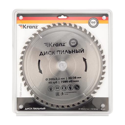 Диск пильный 300 мм х 48 зуб х 32/30 мм фото 3