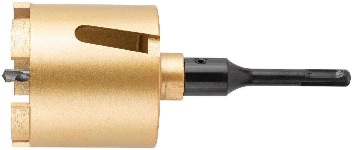 Коронка кольцевая по бетону алмазная безударная в сборе 82 мм фото 1