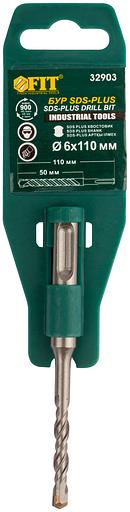 Бур по бетону SDS PLUS ''Профи'' с двойной резьбой 6 х 110 мм фото 3
