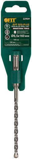 Бур по бетону SDS PLUS ''Профи'' с двойной резьбой 6.5 х 160 мм фото 2