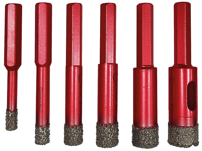 Коронка алмазная универсальная для дрели 6х10х67мм фото 1