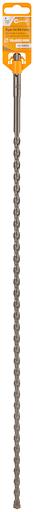 Бур по бетону, Profi Plus - двойная спираль, три пылеотводящие кромки, 10 x 600 мм фото 2