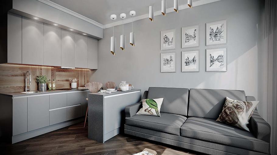 Светильник ДСО GU10 без лампы на подвесе белый золото фото 5