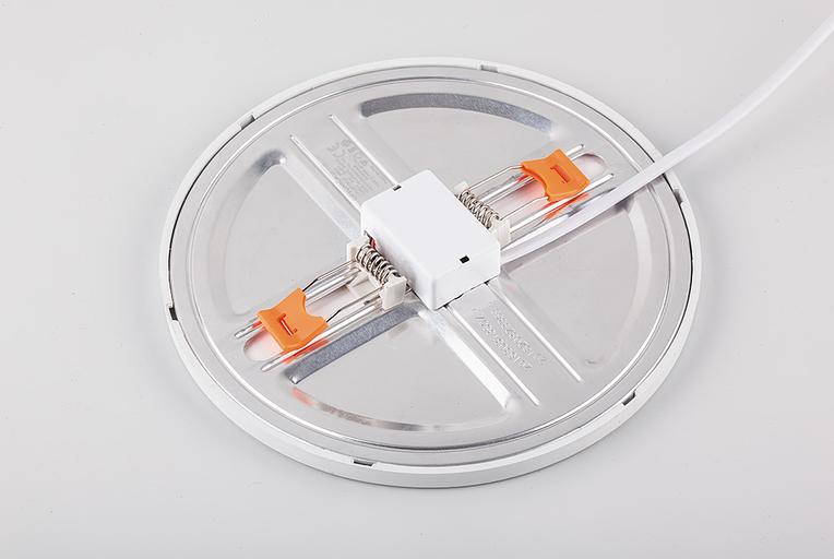 Светильник светодиодный ДВО-9w 2700К 720Лм slim белый с регулируемым монтажным диаметром (до 100мм) фото 3