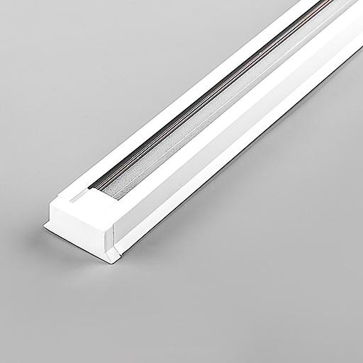 Шинопровод для трековых светильников 3м белый (в наборе токовод заглушка крепление) фото 1