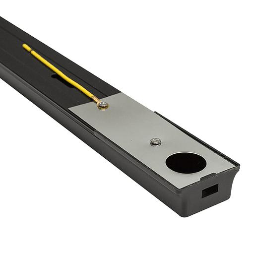 Шинопровод для трековых светильников 1м черный (в наборе токовод заглушка крепление) фото 3