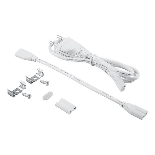 Светильник светодиодный ДПО-4w 4000К 350Лм пластик Т5 IP20 с выключателем и сетевым шнуром фото 2