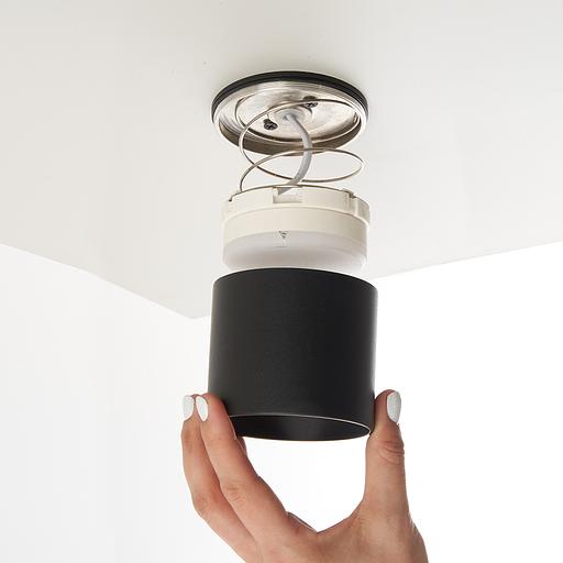 Светильник ДПО-12w GX53 без лампы IP44 белый фото 4