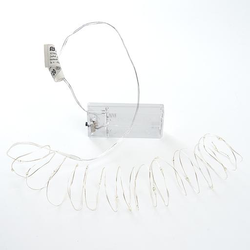 Гирлянда линейная LED синий 2м от батареек фото 3