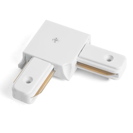 Коннектор угловой белый для шинопровода фото 1