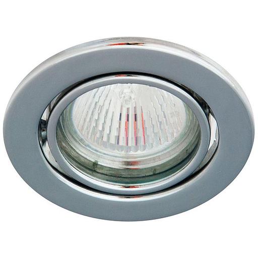 Светильник ИВО-50w 12в G5.3 поворотный хром фото 1