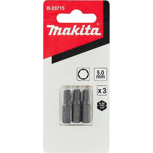 Насадка бита HEX5.0, 25 мм, C-form, 3 шт. фото 1