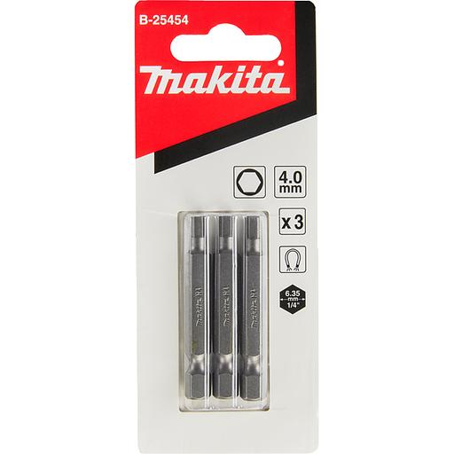 Насадка бита HEX4.0, 50 мм, E-form (MZ), 3 шт. фото 1