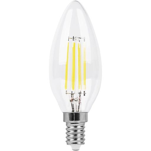 Лампа светодиодная LED 11вт Е14 белый свеча FILAMENT фото 2
