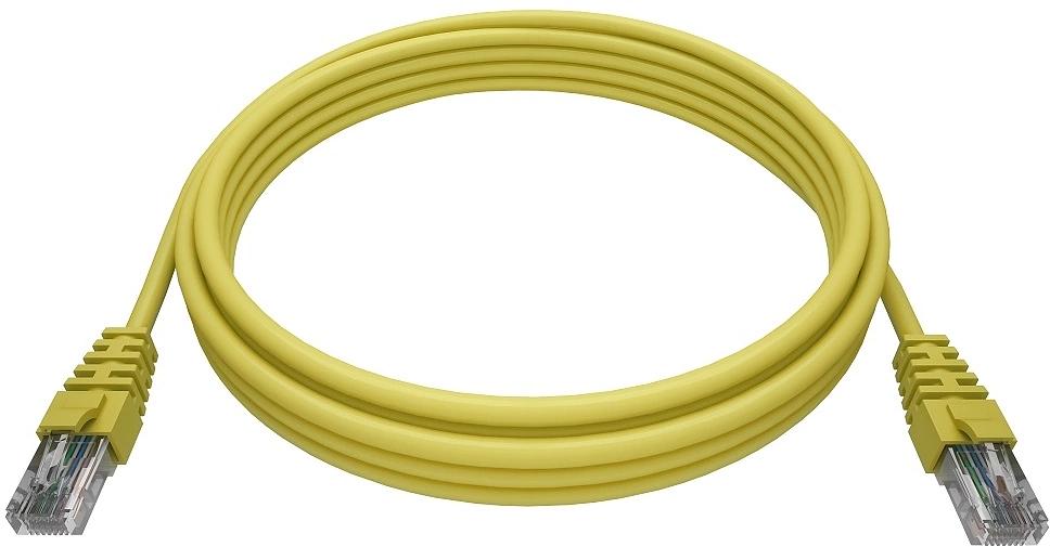 Патч-корд NTSS NTSS-PC-UTP-RJ45-5e-0.15-LSZH-YL NTSS-PC-UTP-RJ45-5E-0.15-LSZH UTP RJ-45 вил.-вилка RJ-45 кат.5E 0.15м желтый LSZH (уп.:1шт) фото 1