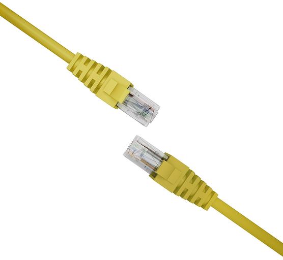 Патч-корд NTSS NTSS-PC-UTP-RJ45-5e-0.15-LSZH-YL NTSS-PC-UTP-RJ45-5E-0.15-LSZH UTP RJ-45 вил.-вилка RJ-45 кат.5E 0.15м желтый LSZH (уп.:1шт) фото 2