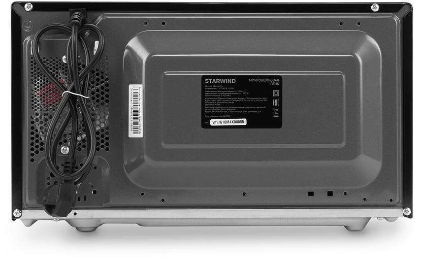 Микроволновая Печь Starwind SMW5020 20л. 700Вт черный фото 7