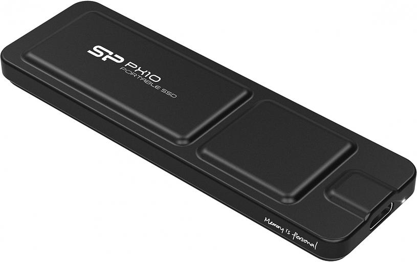 Накопитель SSD Silicon Power USB-C 4TB SP040TBPSDPX10CK PX10 1.8" черный фото 2