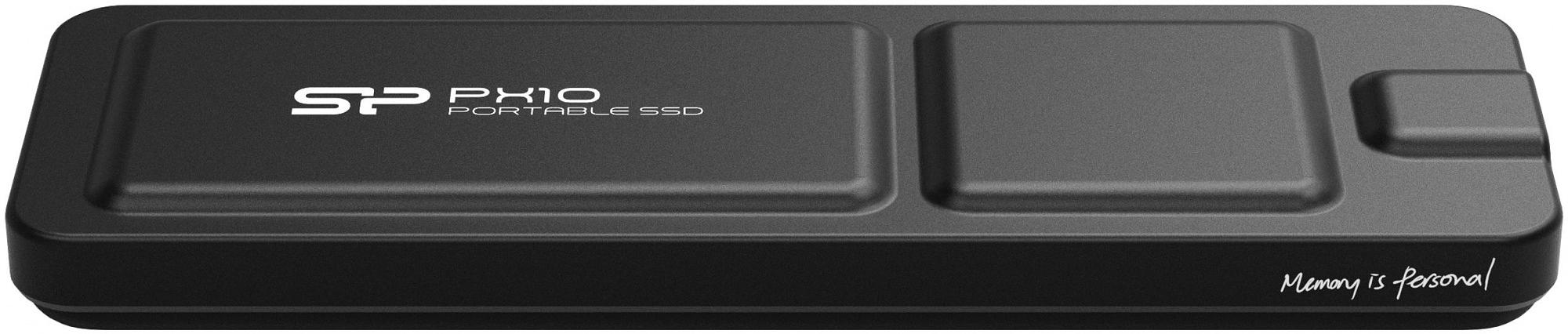 Накопитель SSD Silicon Power USB-C 2TB SP020TBPSDPX10CK PX10 1.8" черный фото 3