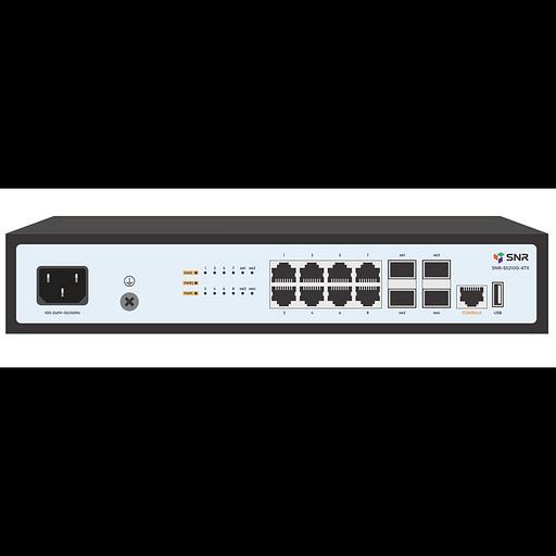 Управляемый коммутатор уровня 2+ SNR-S5210G-8TX фото 1