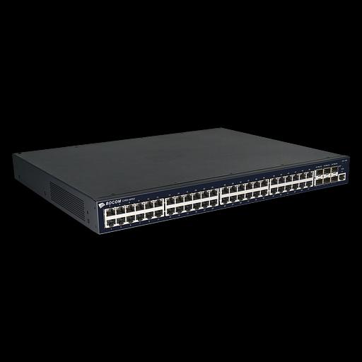 Управляемый PoE коммутатор уровня 3 BDCOM S3900-48P6X, 48x 10/100/1000BaseT PoE 802.3af/at до 740W, 6x 1/10GE SFP+, Hot Swap БП 1+1 фото 3