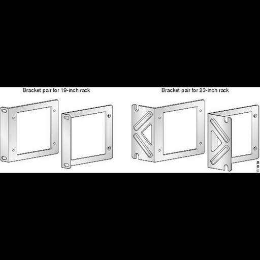 Крепление для маршрутизаторов Cisco 3825 в стойку 19" фото 3