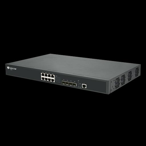 Управляемый коммутатор уровня 3 BDCOM S5700-8EP4X, 8x 2.5GBASE-Т PoE 802.3af/at/bt до 370W, 4x 1/10GE SFP+, ~220V AC фото 4