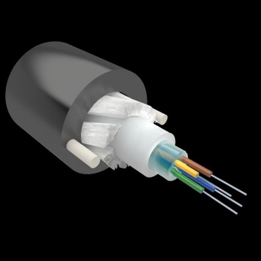 Кабель оптический Alpha Mile Микро ADSS, 04 волокна фото 1