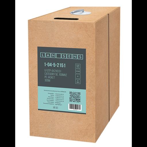 Кабель витая пара LANsens UTP, 4 пары Cat.5e, PE, outdoor, master, 305м фото 2