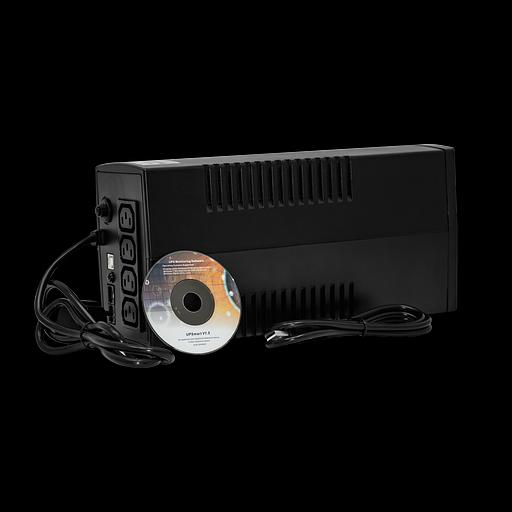 Источник бесперебойного питания Line-Interactive, 600 VA, LED серия PRO, выходные розетки IEC320 C13 фото 5