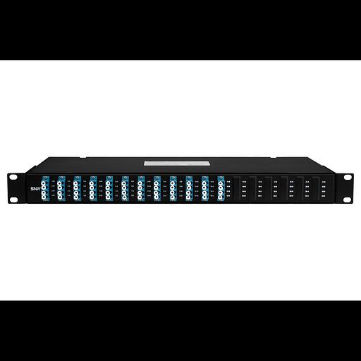 Пассивный оптический отвод 16 портов LC/UPC (деление 1х2), SM, 1U фото 1