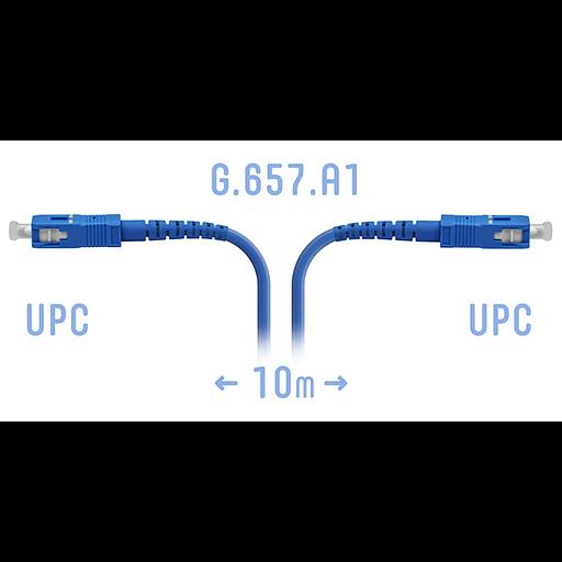 Патчкорд оптический армированный SC/UPC 10метров фото 1