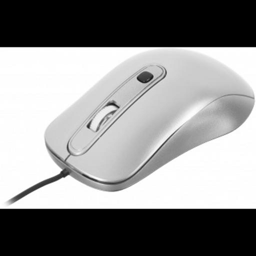 Мышь Оклик 155M серебристый оптическая (1600dpi) USB (4but) фото 5