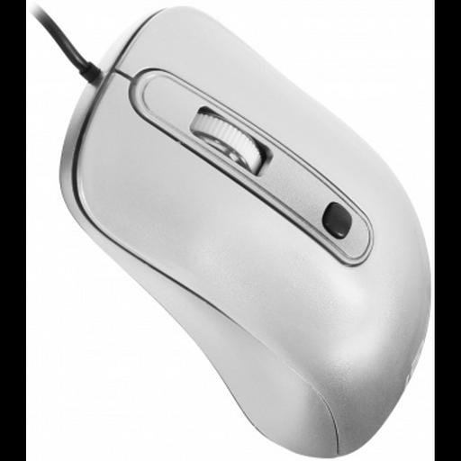 Мышь Оклик 155M серебристый оптическая (1600dpi) USB (4but) фото 6