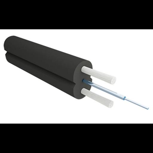 Кабель оптический 1F: G657A1, 0.50mm GFRP*2, 2.00*3.00mm New LSZH Material in Black фото 1