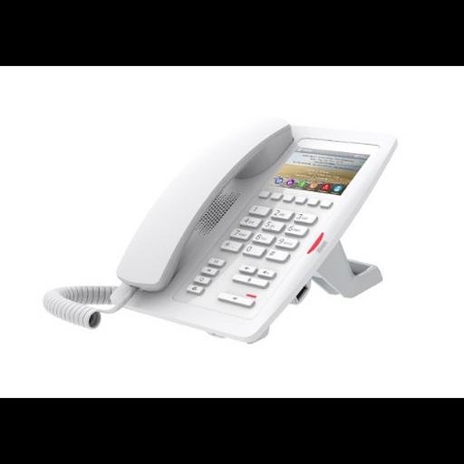 H5W отельный, белый, 2 аккаунта, цветной ЖК экран, PoE, б/п, WiFi фото 1