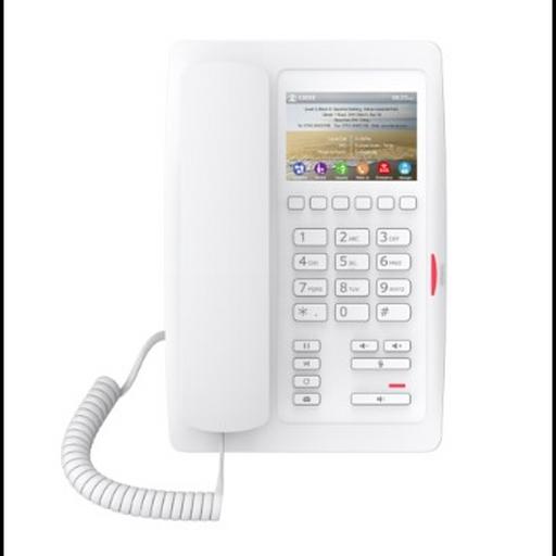 H5W отельный, белый, 2 аккаунта, цветной ЖК экран, PoE, б/п, WiFi фото 2