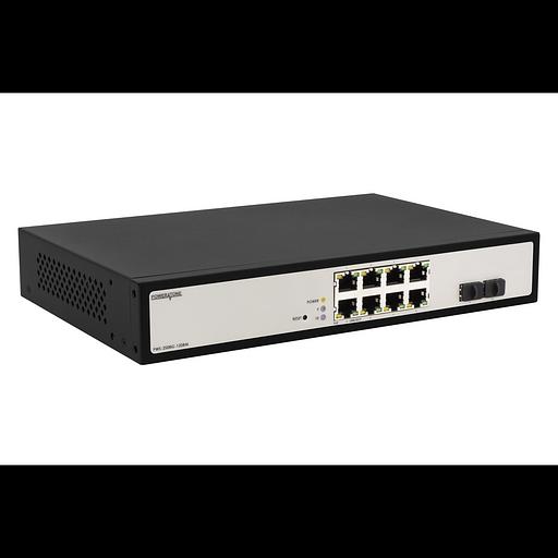 Управляемый гигабитный 8 портовый Web Smart PoE коммутатор POWERTONE PWS-2S08G-120RM фото 2