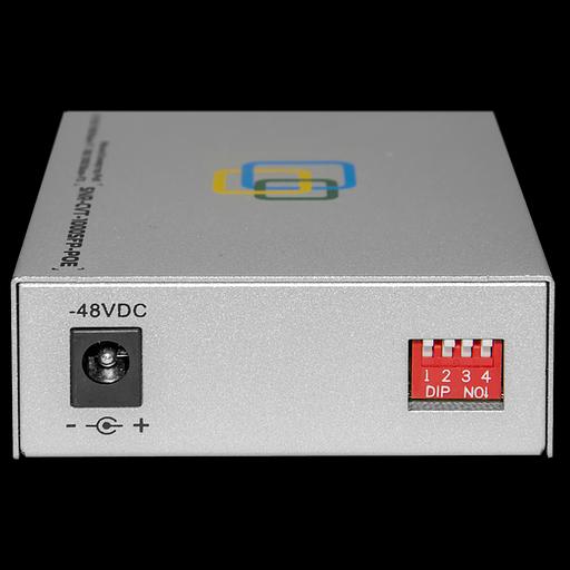 Медиаконвертер 10/100/1000-Base-T c PoE / 100/1000Base-FX с SFP-портом фото 2