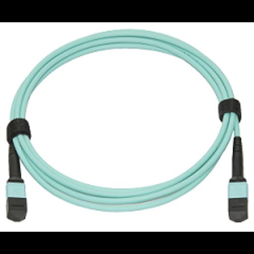Патчкорд оптический MPO/UPC FF MM, 12 волокон, 15 метров (Cross) фото 2