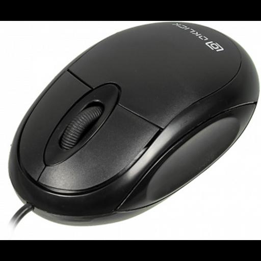Мышь Оклик 105S черный оптическая (800dpi) USB для ноутбука (3but) фото 5
