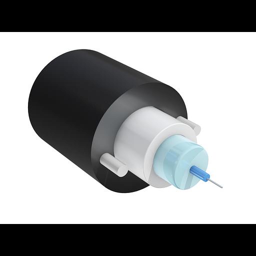 Кабель оптический самонесущий диэлектрический, 1 волокно, 1.0кН, катушка 1км. фото 1