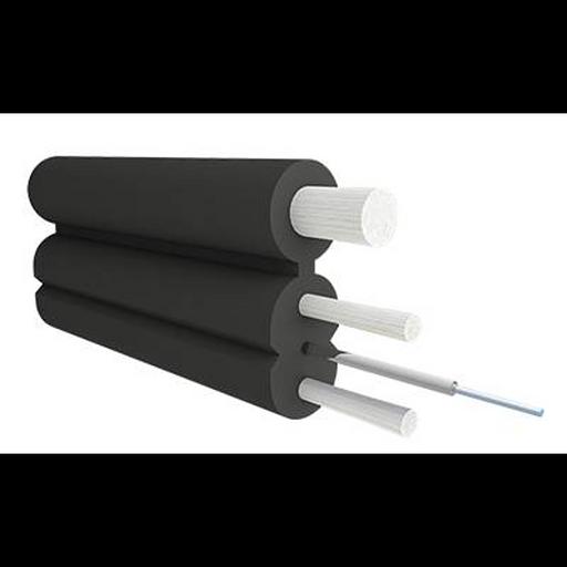 Кабель оптический Alpha Mile Flex FTTx, с дополнительным несущим элементом (FRP 1.0 мм), 01 волокно фото 1